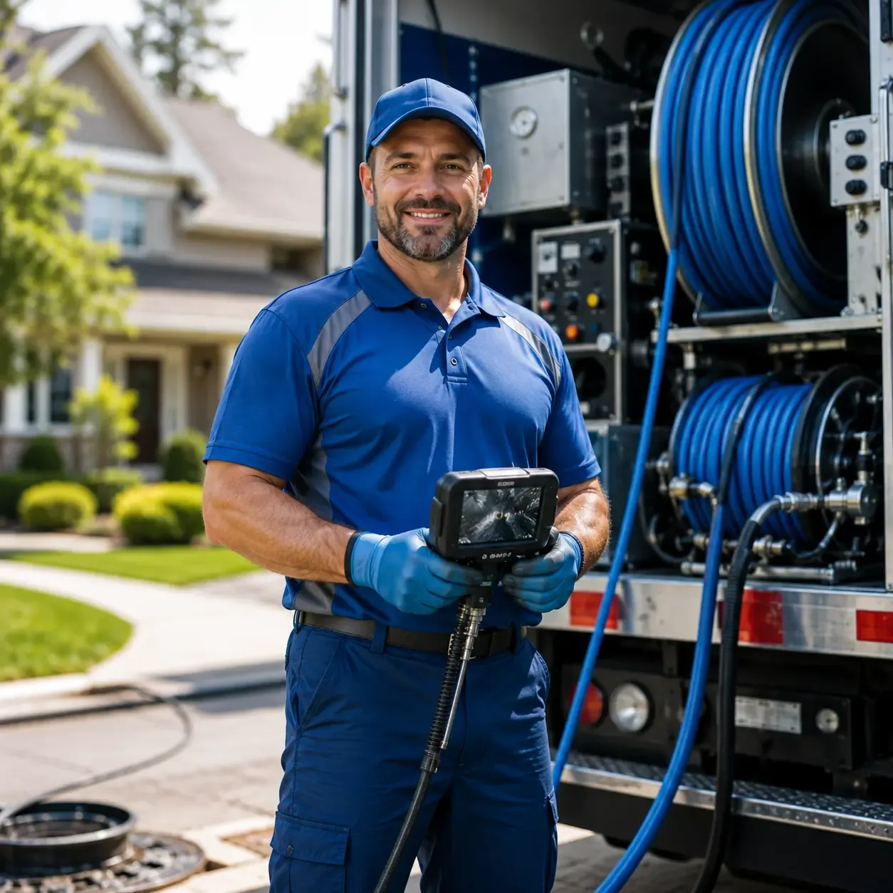 Local outdoor drain cleaning specialists in Wrightstown, WI